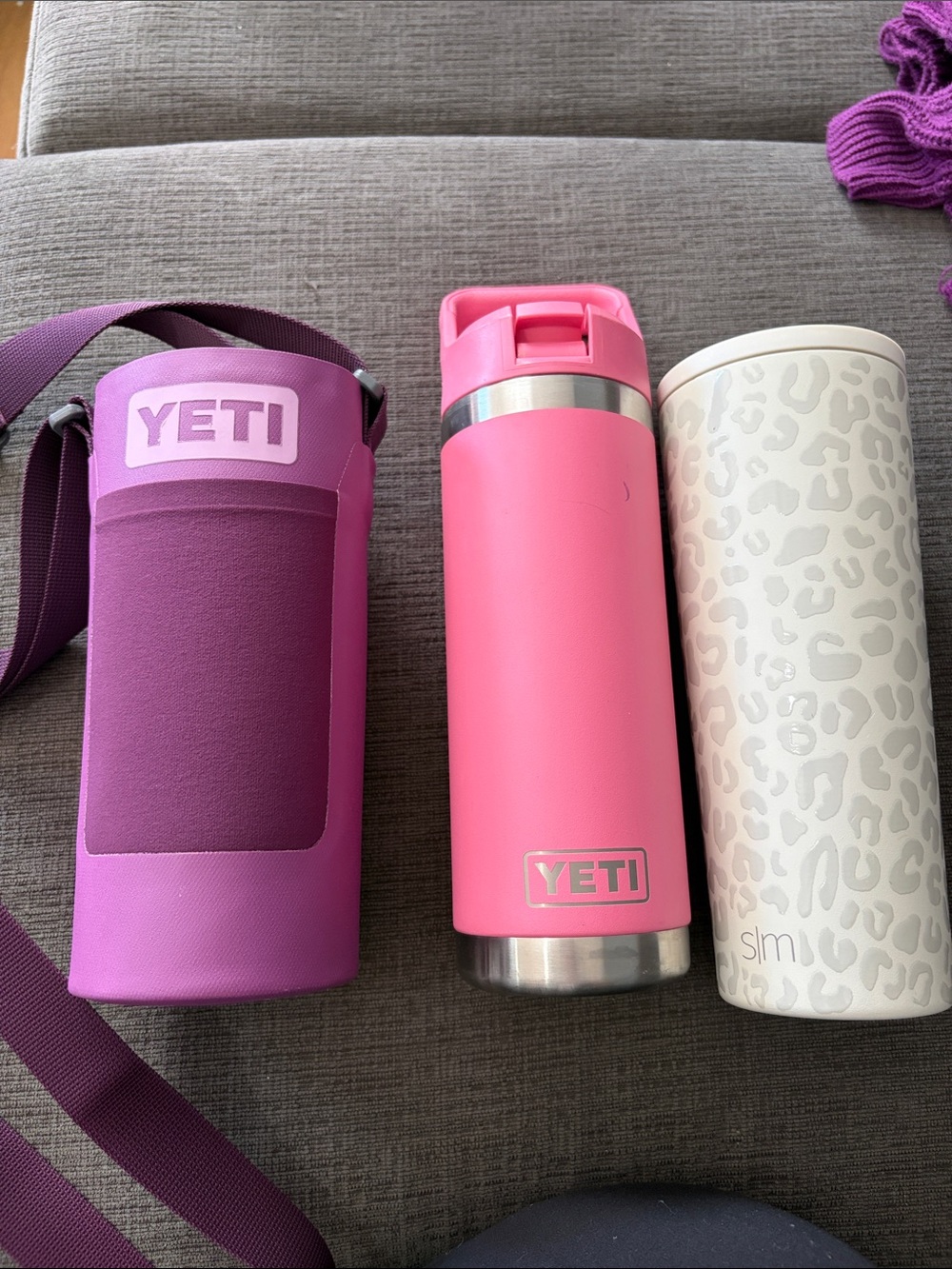 Yeti and Holder & Simple Modern Tumbler